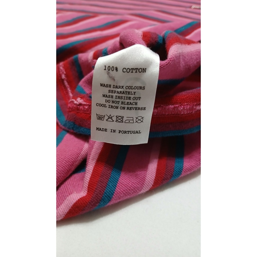 Parra Men's 100% Cotton Mid Weight Pink Striped Long Sleeve‎ Shirt Size Medium - Picture 5 of 9